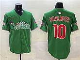 Men's Philadelphia Phillies #10 J.T. Realmuto Green Phanatic Limited Stitched Jersey,baseball caps,new era cap wholesale,wholesale hats